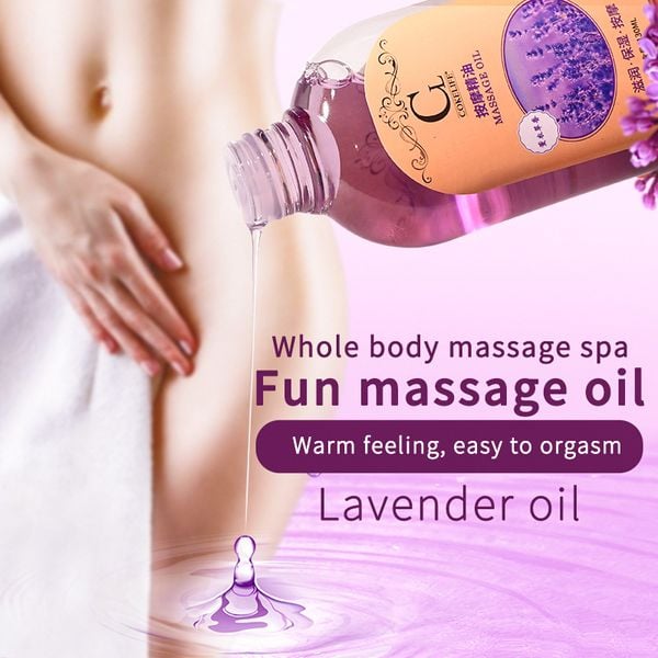 Gel Dầu Massage Body Cokelife Laveder Oil - Chai 130ml