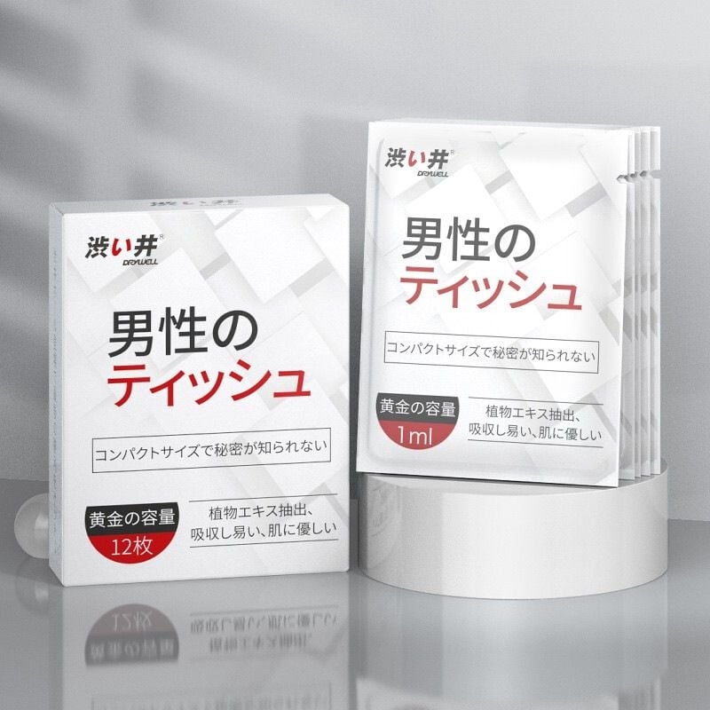  Khăn Lau Kéo Dài Thời Gian Drywell Wipes - Hộp 12 Cái 