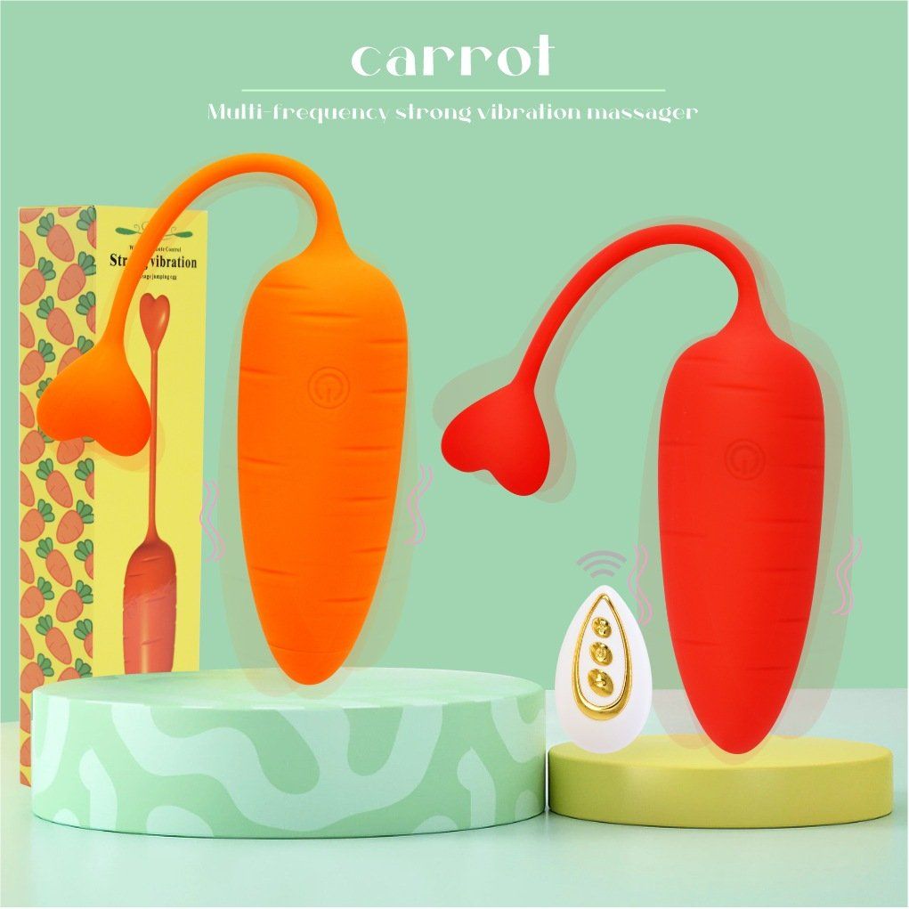  Trứng Rung Ngụy Trang Trái Carrot 10 Chế Độ Rung 
