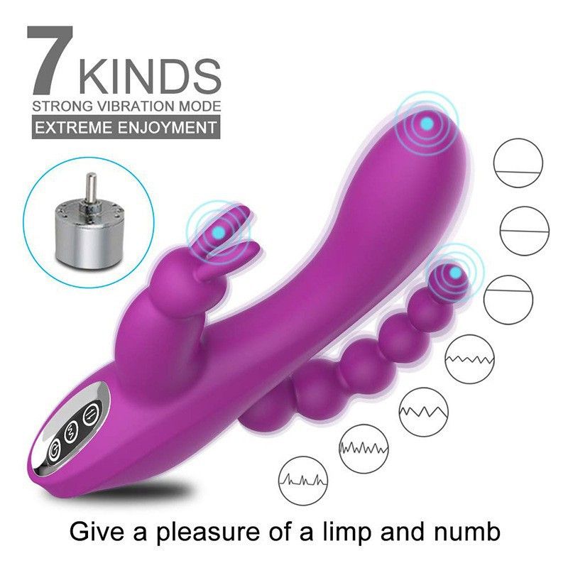  Dương Vật Giả Private 3in1 7 Chế Độ Rung 