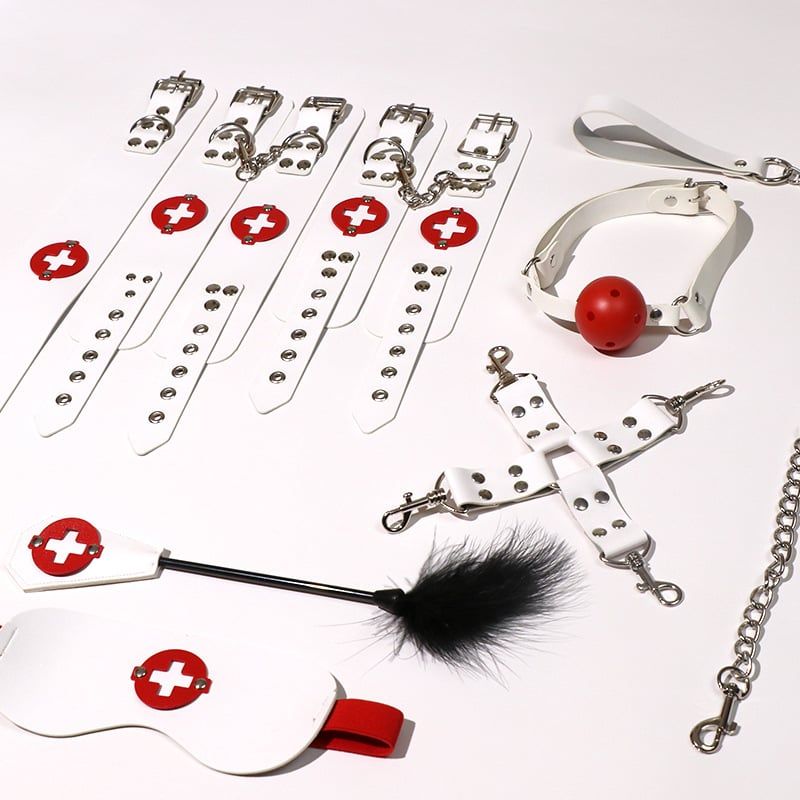  Bộ Dụng Cụ Bạo Dâm Nurse Set 8 Món BDSM 