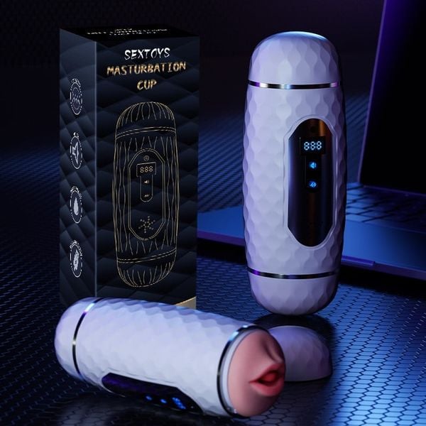 Âm Đạo Giả MizzZee 2 Đầu 7 Chế Độ Rung Rên