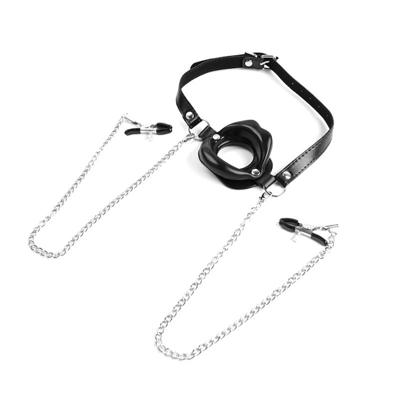  Kẹp Vú Kích Thích Đầu Ti Kèm Khóa Miệng 