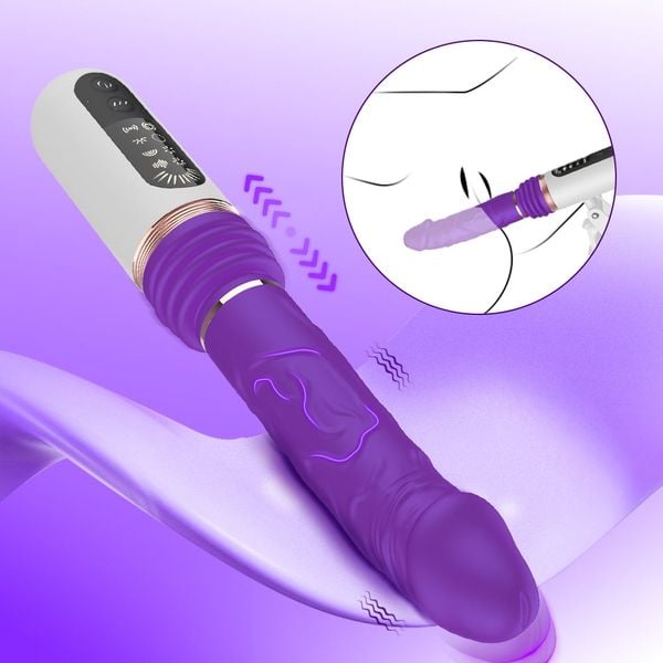Dương Vật Giả Manual 8 Chế Độ Rung Thụt