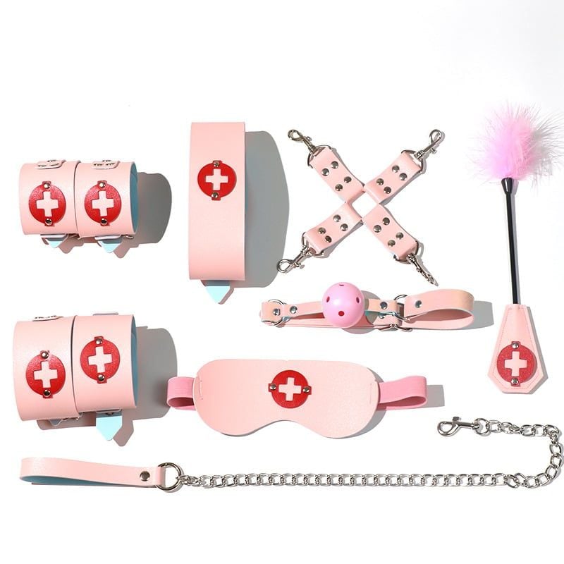  Bộ Dụng Cụ Bạo Dâm Nurse Set 8 Món BDSM 