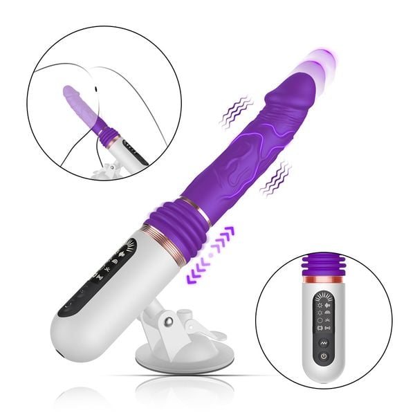 Dương Vật Giả Manual 8 Chế Độ Rung Thụt