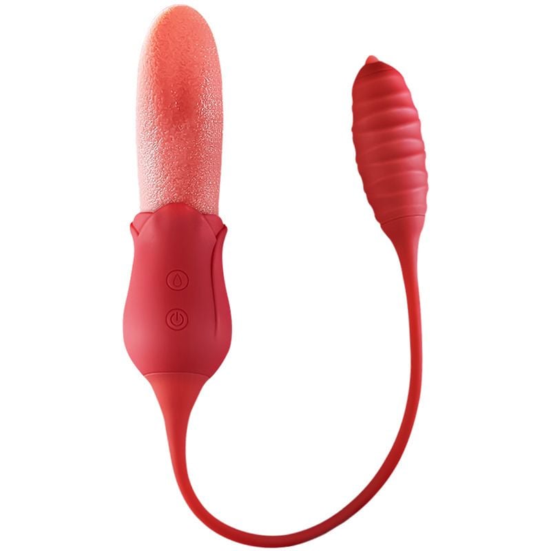  Lưỡi Rung Liếm Kết Hợp Trứng Rung Tongue 