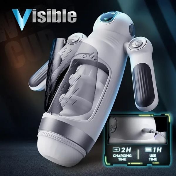 Âm Đạo Giả Bella Bot 12 Chế Độ Rung Sục