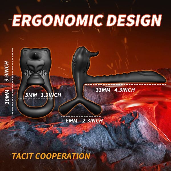 Vòng Rung Dương Vật Elephant 12 Chế Độ Rung