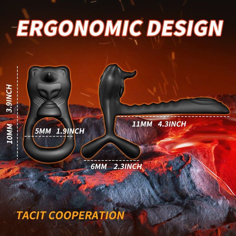  Vòng Rung Dương Vật Elephant 12 Chế Độ Rung 