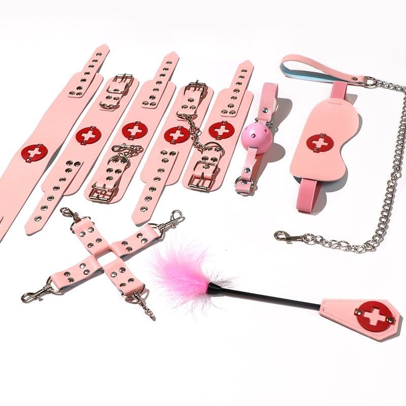  Bộ Dụng Cụ Bạo Dâm Nurse Set 8 Món BDSM 