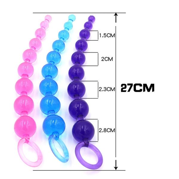  Chuỗi Hạt Kích Thích Hậu Môn Anal Beads Color 