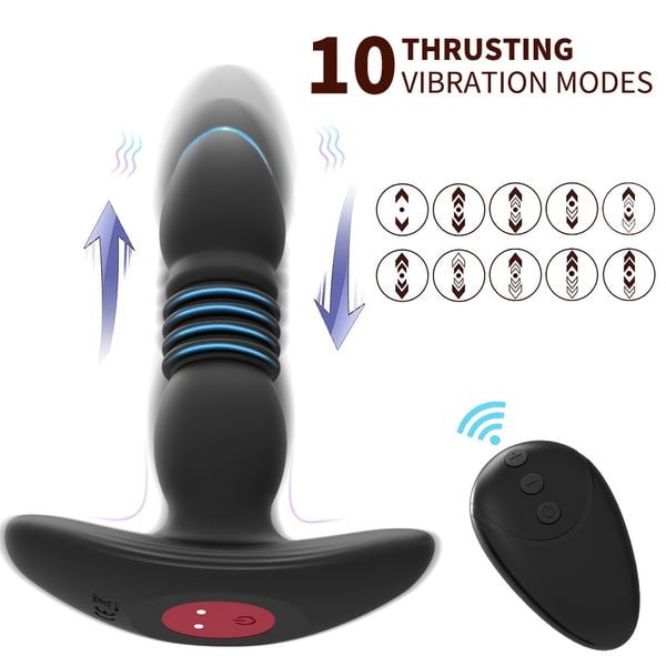 Máy Rung Hậu Môn MizzZee 10 Chế Độ Rung Thụt