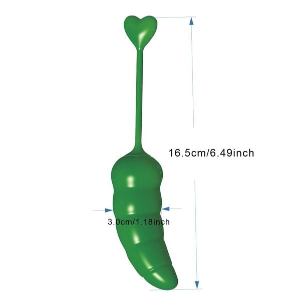 Trứng Rung Ngụy Trang Trái Ớt 10 Chế Độ Rung