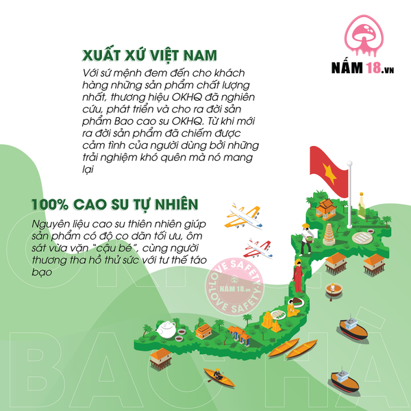Bao Cao Su Gia Đình OKHQ Bạc Hà - Hộp 144 Cái