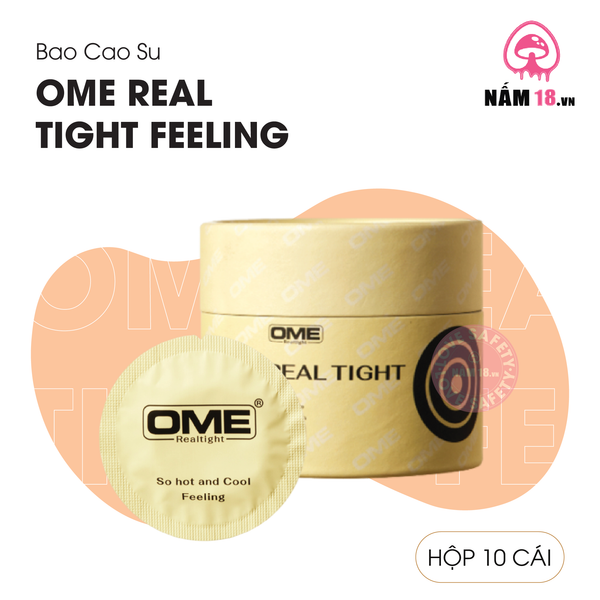 Bao Cao Su Ome Real Tight Feeling Cảm Giác Nóng Lạnh - Hộp 10 Cái