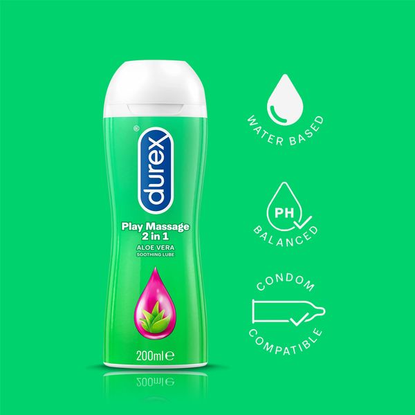 Gel Bôi Trơn Durex Play Massage 2in1 Chính Hãng - Chai 200ml