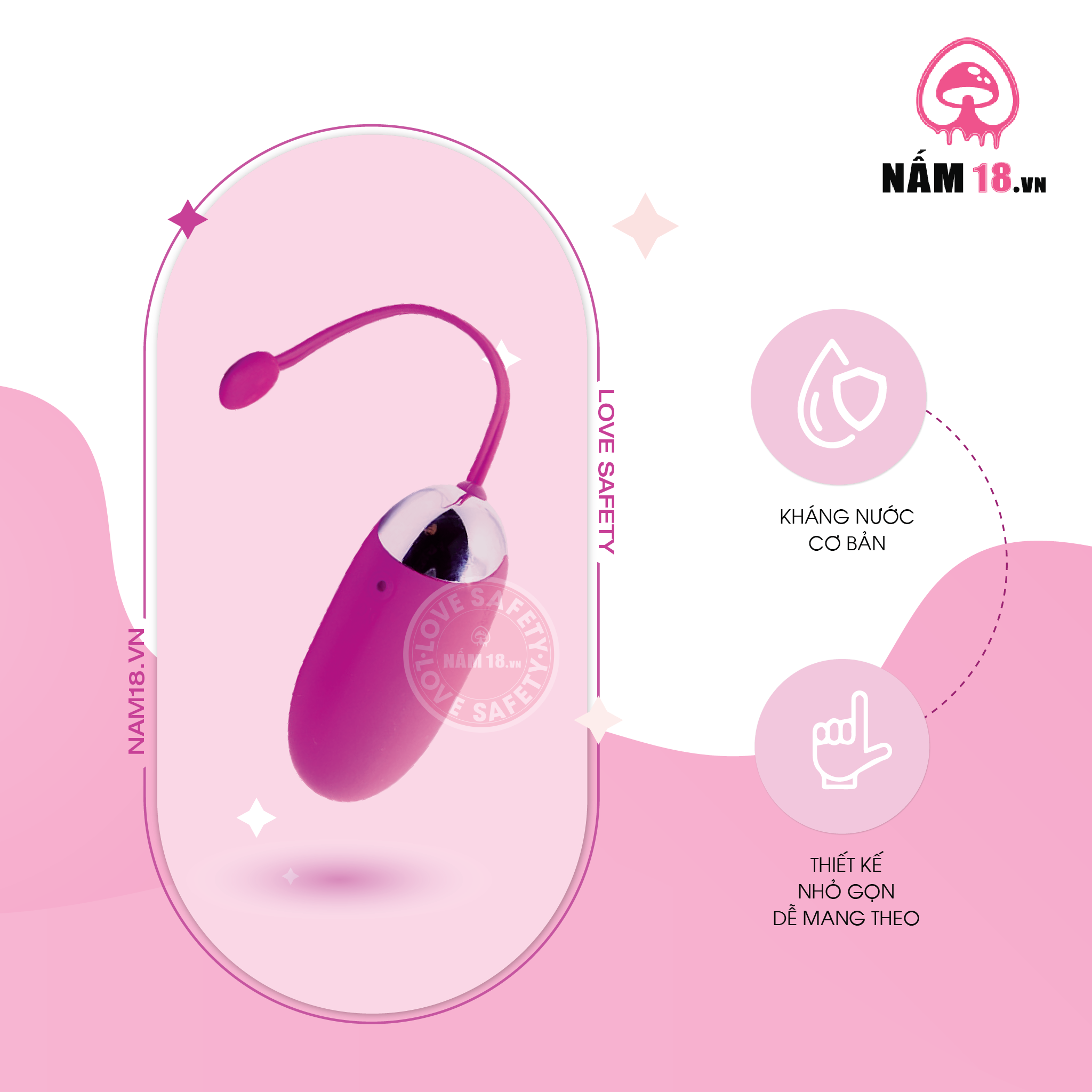  Trứng Rung Pretty Love Abner Điều Khiển App 