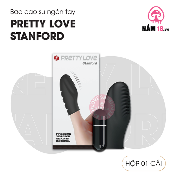 Bao Cao Su Ngón Tay Pretty Love Stanford Rung Kích Thích Điểm G - Dùng Pin