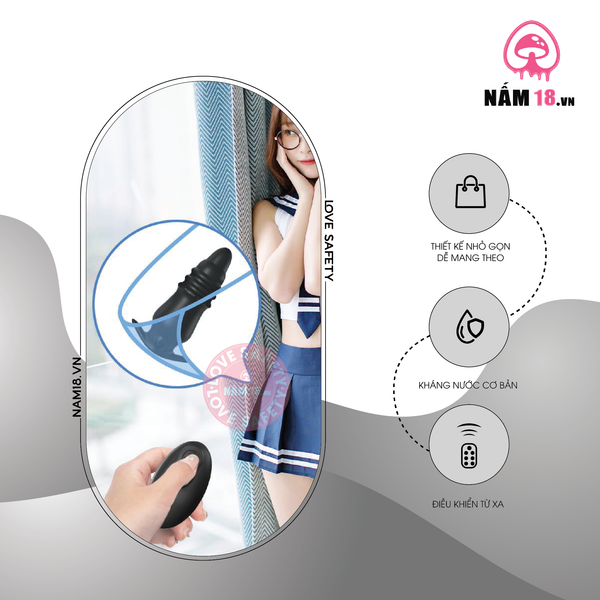 Máy Rung Hậu Môn Prostate Massager 12 Chế Độ Rung