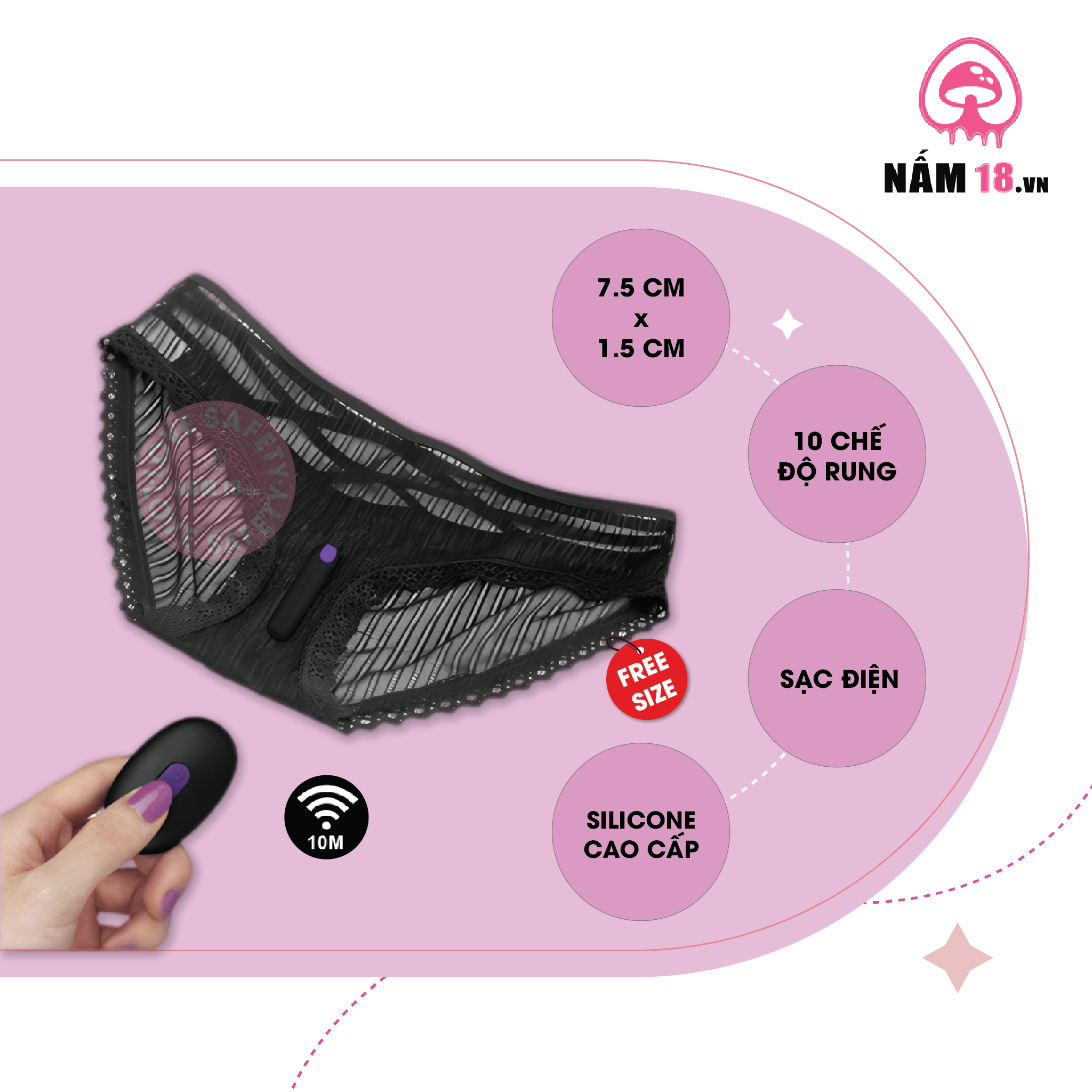  Quần Lót Rung Lovetoy Điều Khiển Từ Xa 