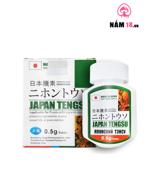 Viên Uống Cương Dương, Tăng Cường Sinh Lý Japan Tengsu - Hộp 16 Viên