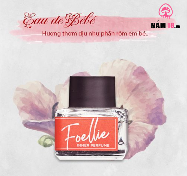 Nước Hoa Vùng Kín Foellie Đỏ Eau De Bebe - Chai 5ml