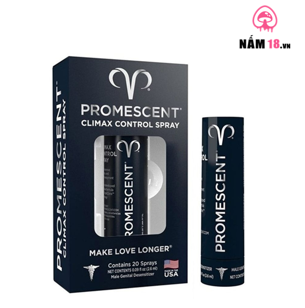 Chai Xịt Kéo Dài Thời Gian Cao Cấp Promescent - Chai 2.6ml