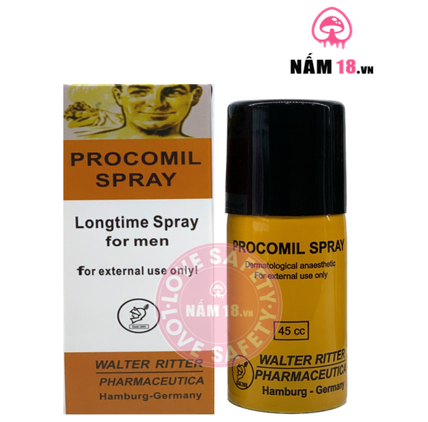 Chai Xịt Kéo Dài Thời Gian Procomil Spray 10% - Chai 45ml