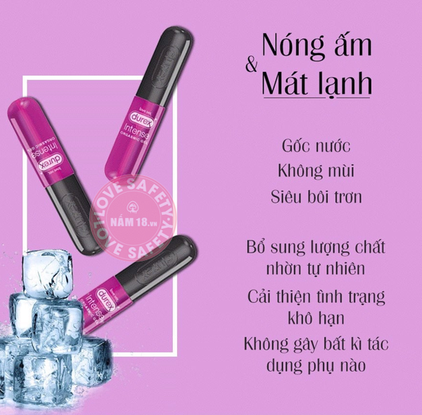 Gel Bôi Trơn Tăng Khoái Cảm Durex Intense - Chai 10ml