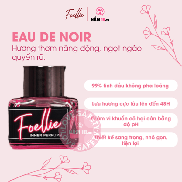 Nước Hoa Vùng Kín Foellie Eau De Noir - Chai 5ml