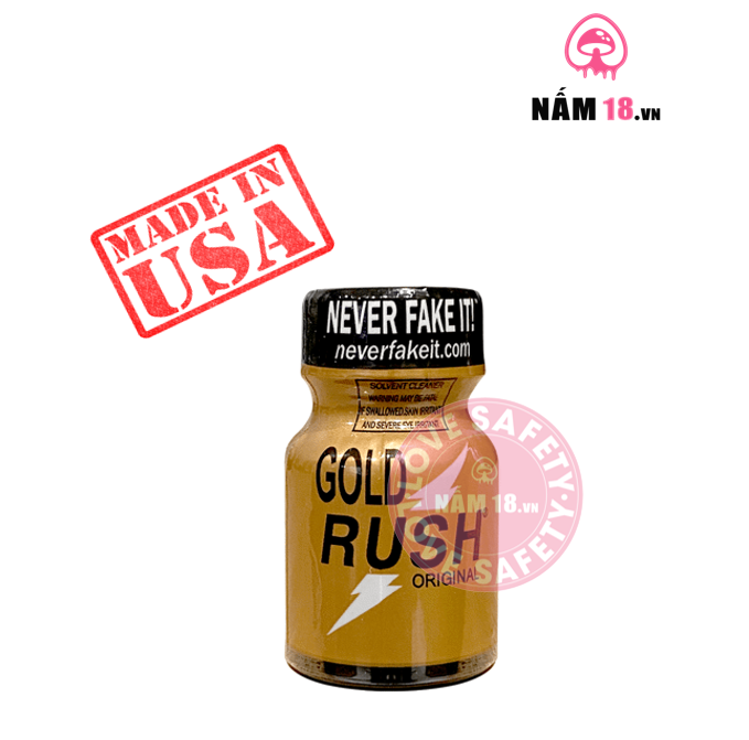  Chai Hít Popper Rush Gold Tăng Khoái Cảm - Chai 10ml 