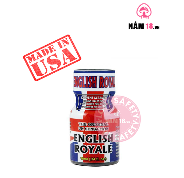 Chai Hít Popper English Royale Tăng Khoái Cảm - Chai 10ml