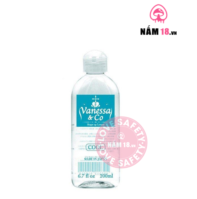  Gel Bôi Trơn Cấp Ẩm Vanessa & Co Cooling Mát Lạnh - Chai 200ml 