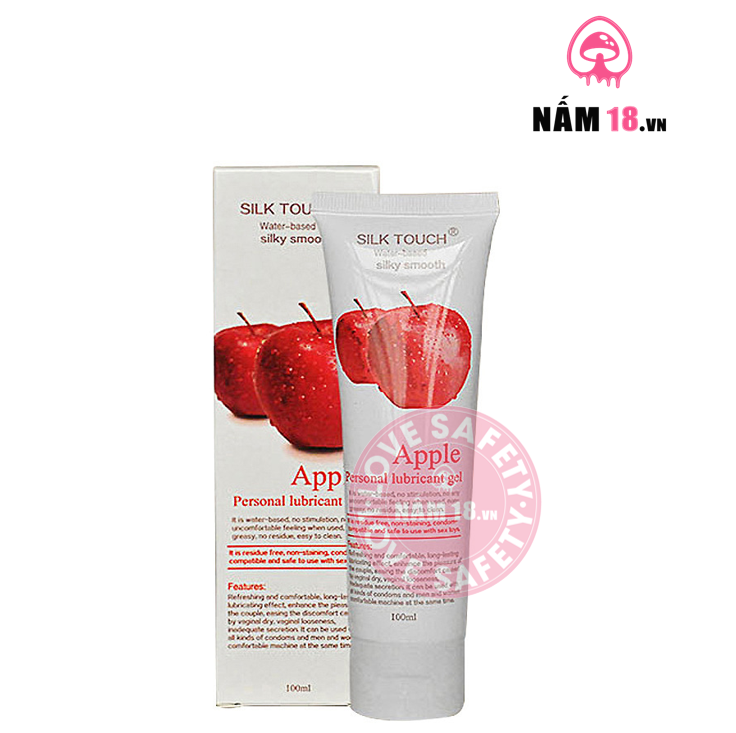  Gel Bôi Trơn Silk Touch Hương Táo - Chai 100ml 