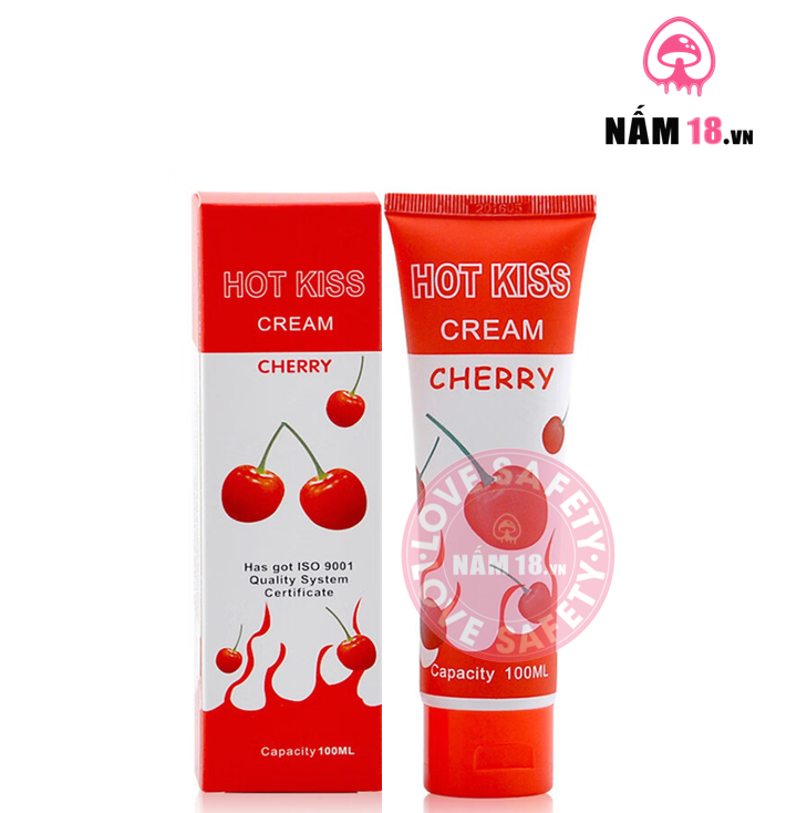  Gel Bôi Trơn Hot Kiss Hương Cherry - Chai 100ml 