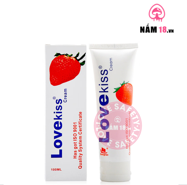 Gel Bôi Trơn Love Kiss Hương Dâu - Chai 100ml