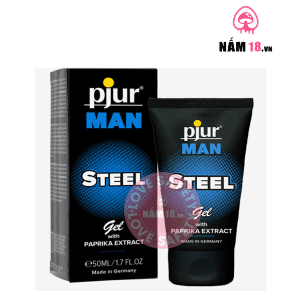 Gel Tăng Kích Thước Dương Vật Pjur Man Steel - Chai 50ml