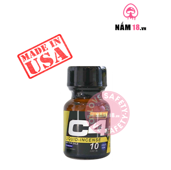 Chai Hít Popper C4 Yellow Tăng Khoái Cảm - Chai 10ml