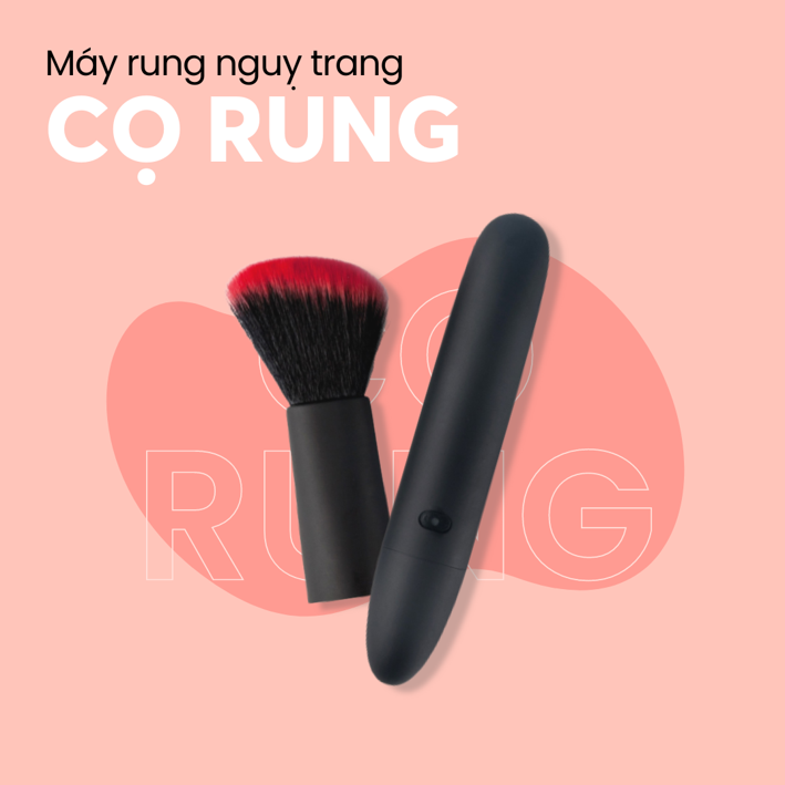  Trứng Rung Ngụy Trang Cọ Trang Điểm Rung Đa Chế Độ 