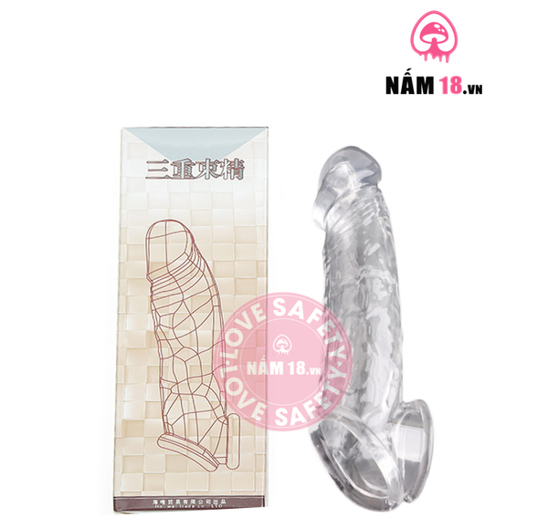Đôn Dên Kiểu Trơn Trong Suốt Chống Tuột