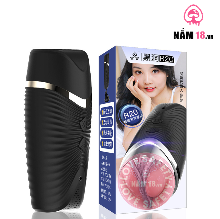  Âm Đạo Dính Tường Jiuai R20 10 Chế Độ Rung Rên 