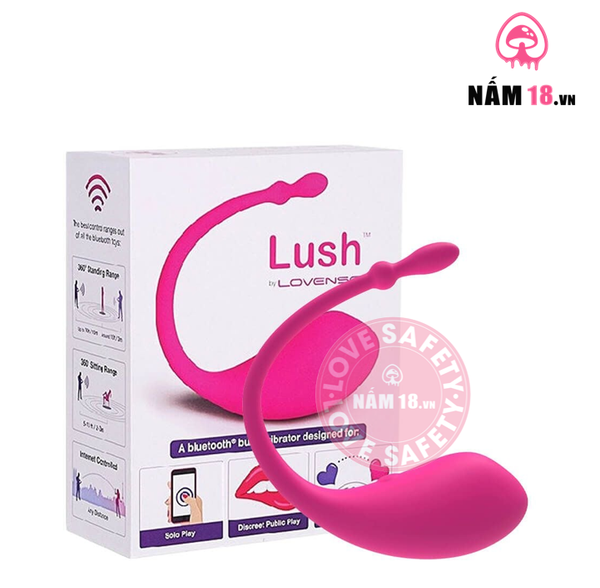 Trứng Rung Cao Cấp Lush Lovense 1 Điều Khiển App - Sạc Điện