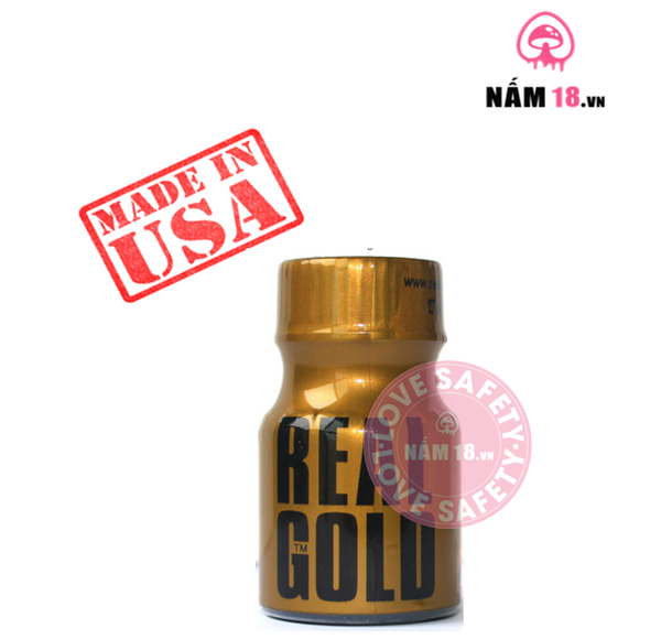 Chai Hít Popper Real Gold Tăng Khoái Cảm - Chai 10ml