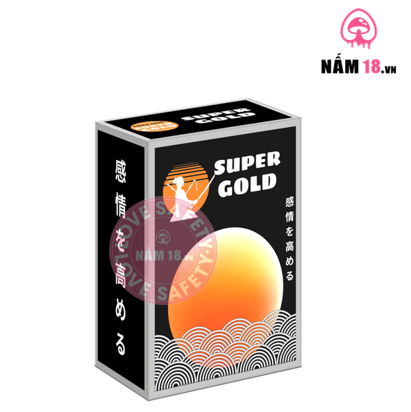 Bao Cao Su Bi Lớn Super Gold Big Ball - Hộp 2 Cái