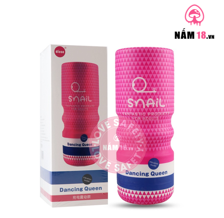  Âm Đạo Giả Cốc Snail Có Rung - Sạc Điện 