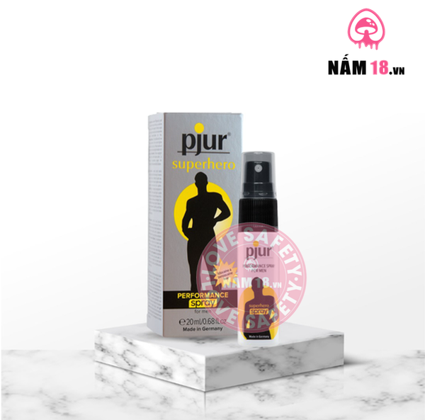 Chai Xịt Kéo Dài Thời Gian Pjur Superhero - Chai 20ml