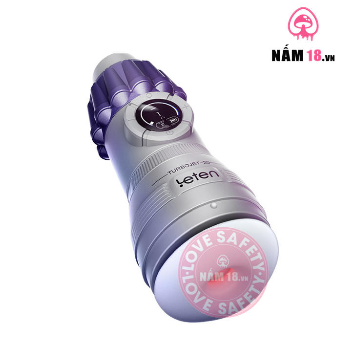  Âm Đạo Giả Leten Turbojet 10 Chế Độ Rung Bú 