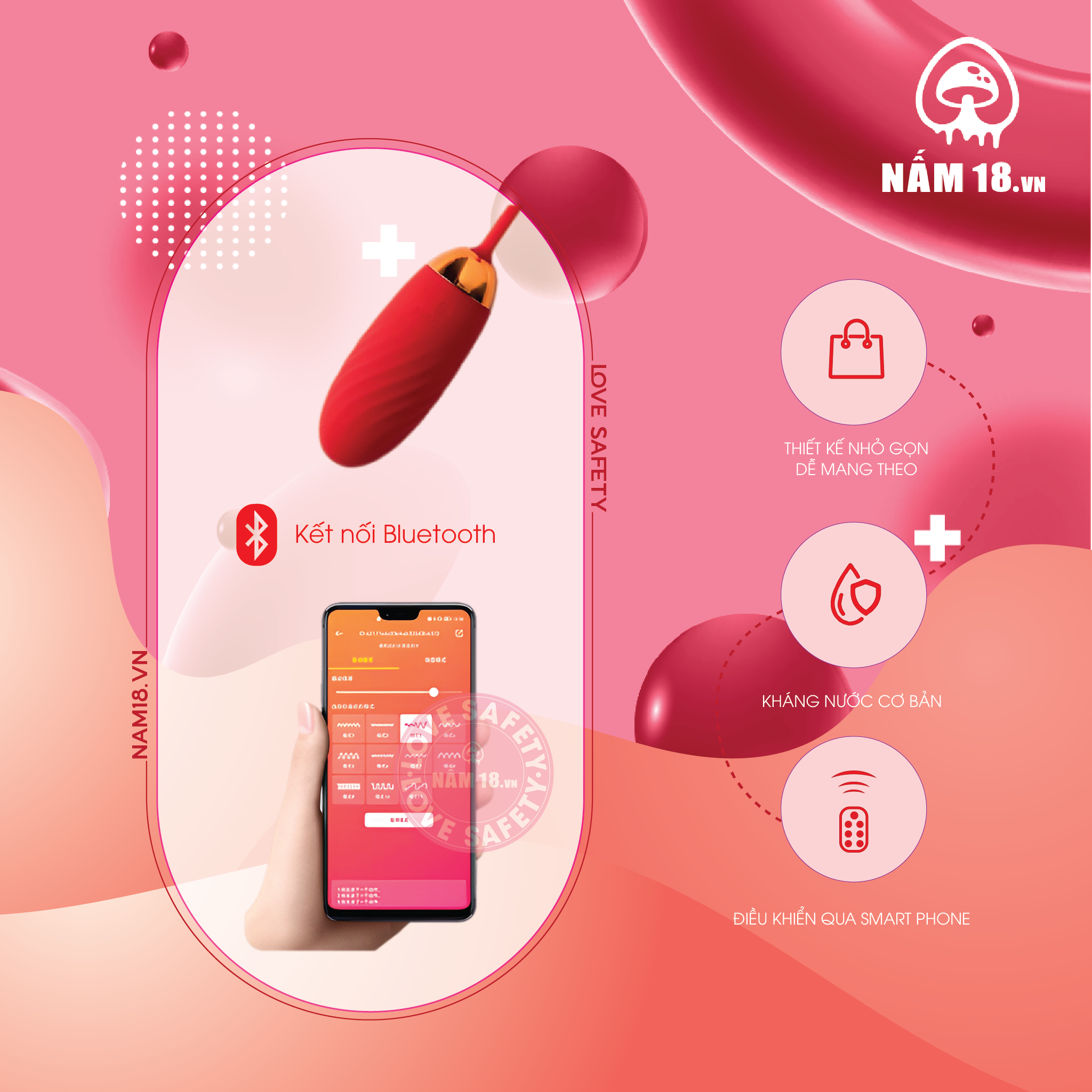  Trứng Rung Cao Cấp Svakom Ella Neo Điều Khiển App 
