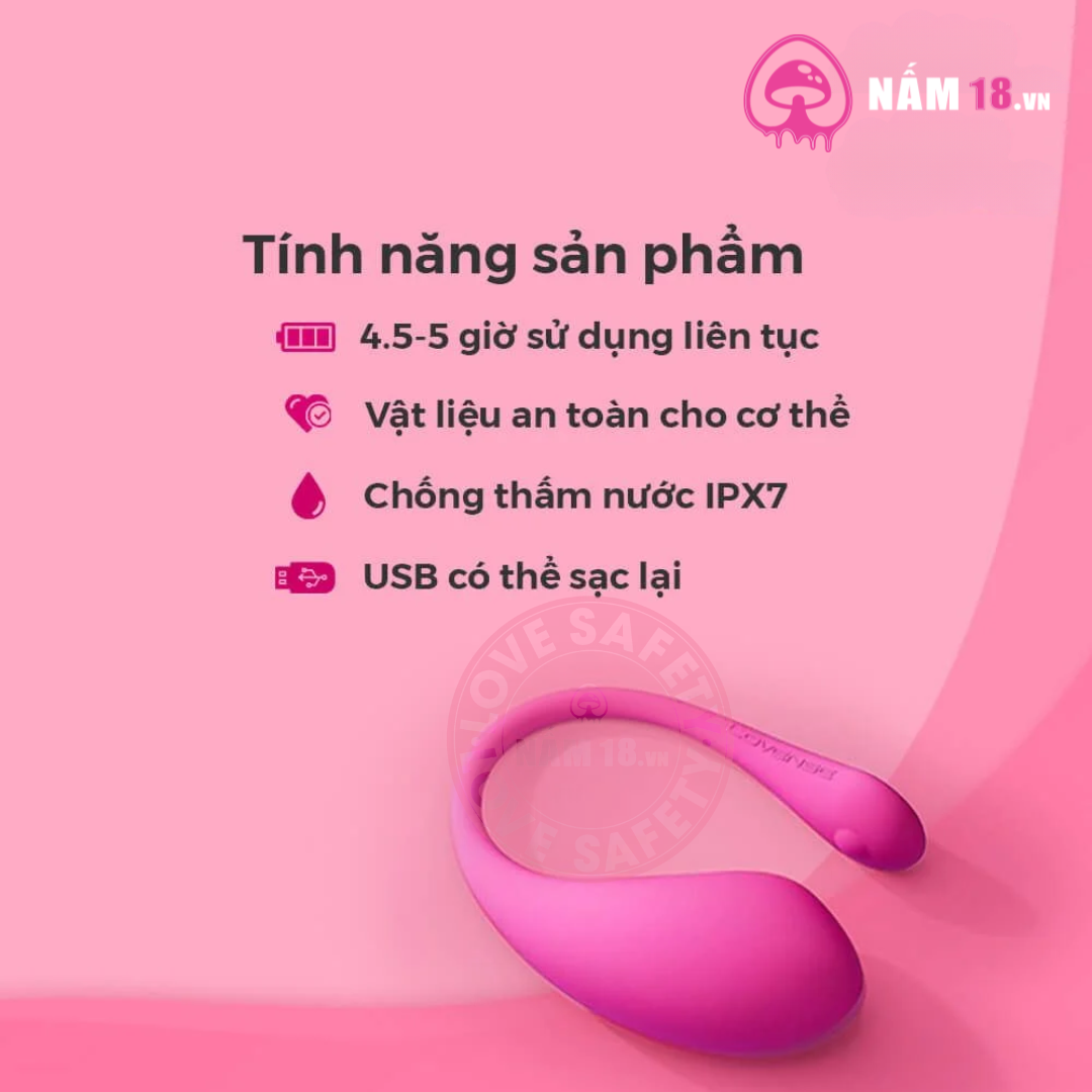 Trứng Rung Lovense Lush 3 Điều Khiển App 